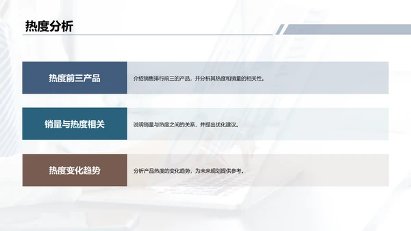 蓝色电商平台营销分析报告PPT模板