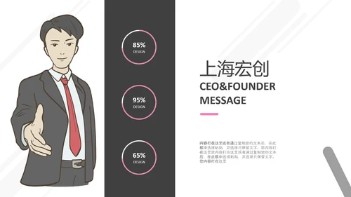 极简欧美风企业宣传公司简介PPT模板