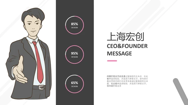 极简欧美风企业宣传公司简介PPT模板