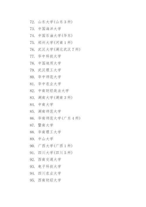 全国985和211大学名单.docx