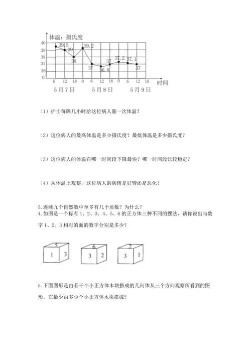 人教版五年级下册数学期末测试卷及完整答案【有一套】.docx