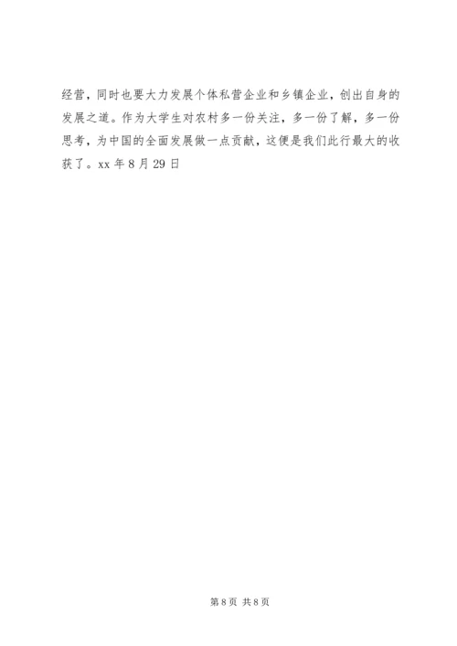 周家村之行——工程学院三下乡实践报告.docx