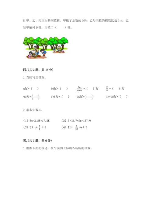 人教版六年级数学下学期期末测试题含答案（最新）.docx