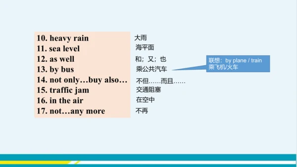 Module 4 Unit 2 教学课件-外语教研版中学英语七年级下