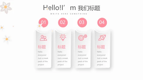 粉色时尚美容护肤SPA宣传动态PPT