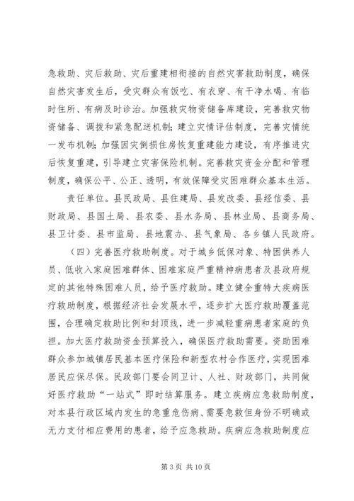 进一步做好社会救助工作实施方案范文.docx