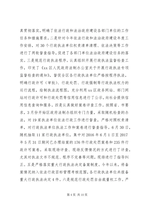 法制办年终总结及年初计划精编.docx