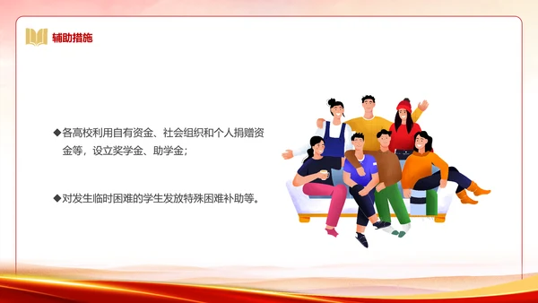 国家资助政策宣传奖学金答辩PPT模板
