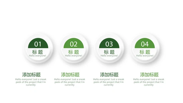 绿色时尚护士护理年终工作总结动态PPT模