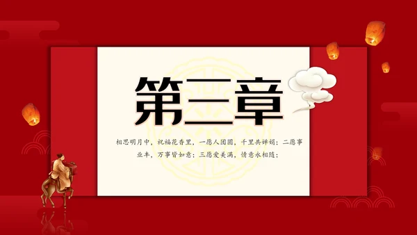 传统节日团圆中秋节月饼通用PPT模板