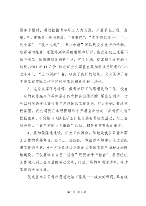 做好新形势下企业青年思想工作 (5).docx