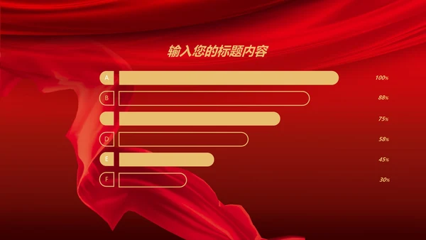 红色党政风建党一百周年PPT模板