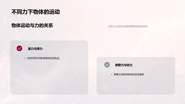 力与运动解析PPT模板