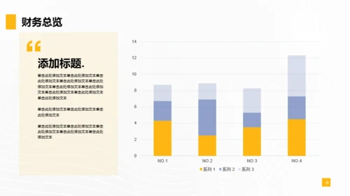 黄黑色商务风通用行业年终总结PPT模板