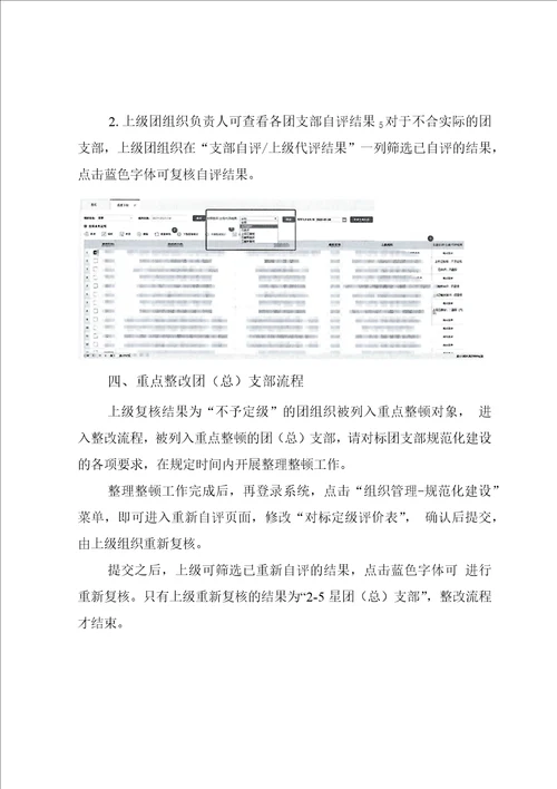 “智慧团建系统团总支部“对标定级功能操作指引