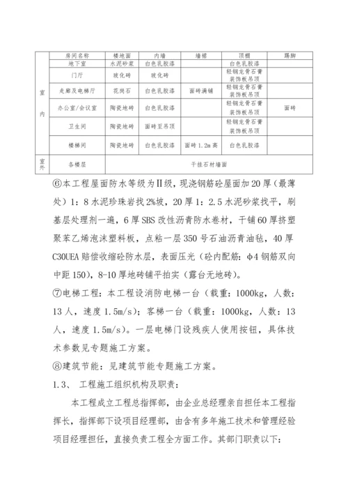 框架结构综合标准施工组织设计.docx