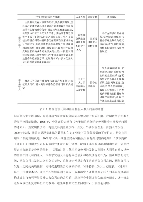 金融市场准入与退出一般性描述.docx
