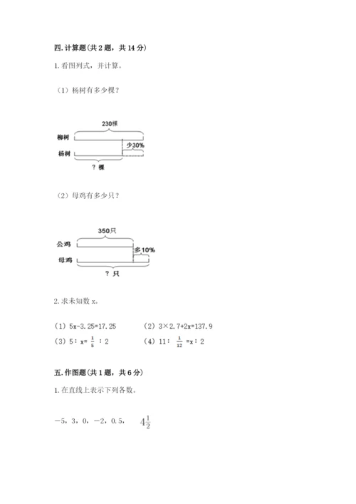 北京市崇文区六年级下册数学期末测试卷及参考答案一套.docx