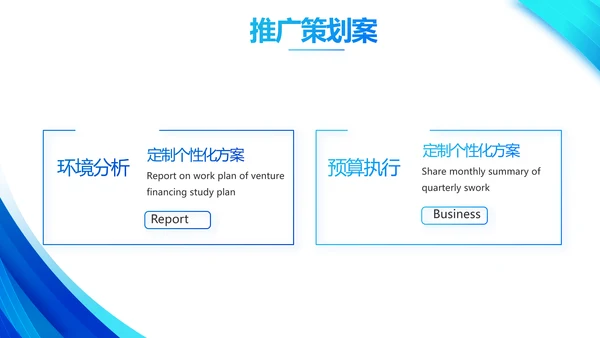 蓝色大气企业培训工作总结动态PPT模板