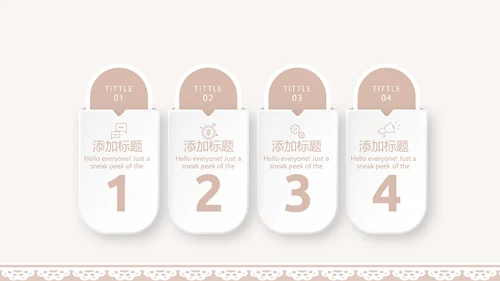 粉色淡雅蕾丝母婴护理用品宣传年年终总结动态PPT