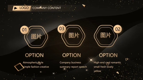 黑色科技感科技公司介绍商务PPT动态模板