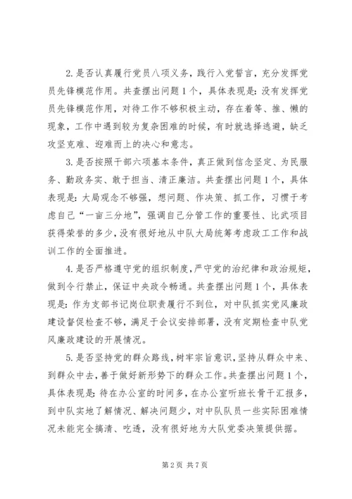 对照党章、《准则》、《条例》找差距个人剖析材料.docx