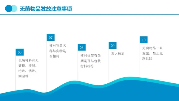 蓝色简约实拍无菌物品的管理和制度医疗培训PPT课件管理制度