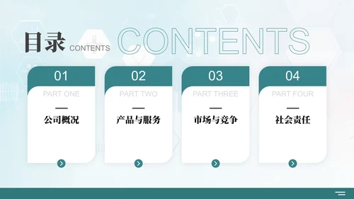 绿色商务风健康生活共同守护健康医疗公司简介公司介绍PPT模板