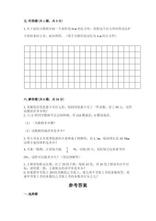 北京版六年级下册数学期末测试卷（考点精练）.docx