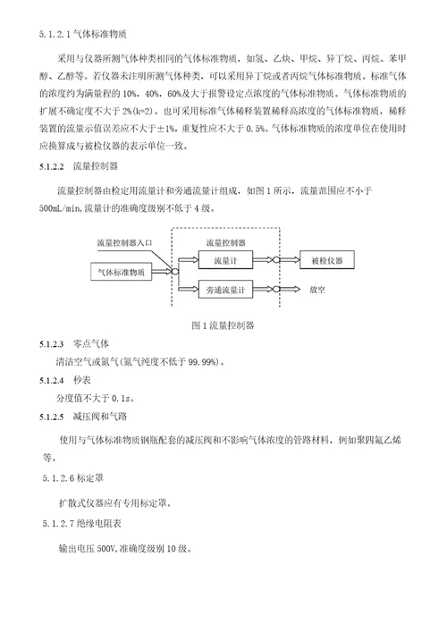 JJG6932011燃气体检测报警器检定规程新