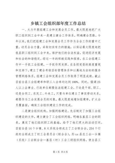 乡镇工会组织部年度工作总结.docx