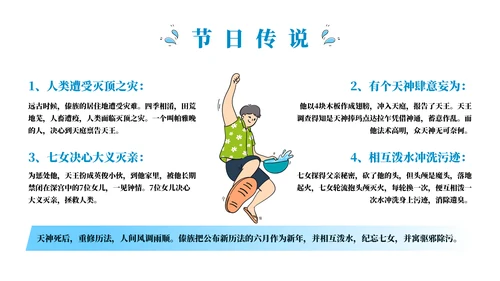 浴佛节泼水习俗介绍文化宣传通用PPT模板