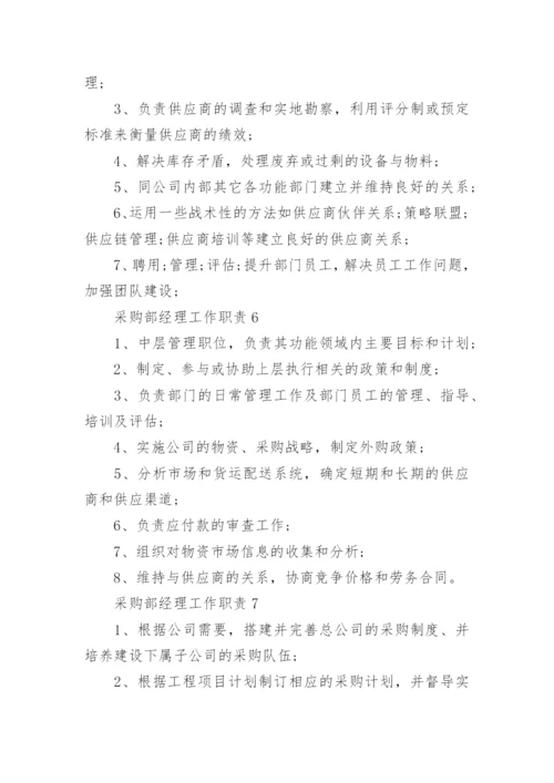 采购部经理工作职责.docx