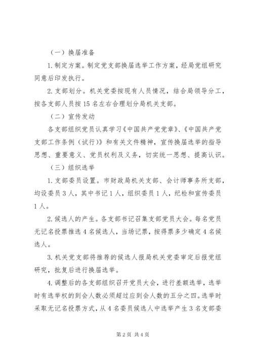 局党支部换届选举工作实施方案.docx