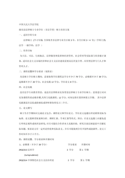 人大法硕培养专业方案.docx