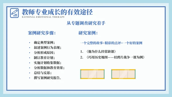 网站风教师专业成长教师培训PPT模板