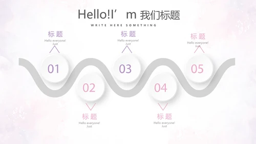 粉色水彩小清新护理部主任述职报告动态PPT