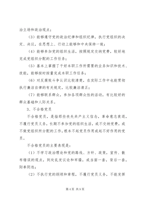 民主评议党员实施办法.docx