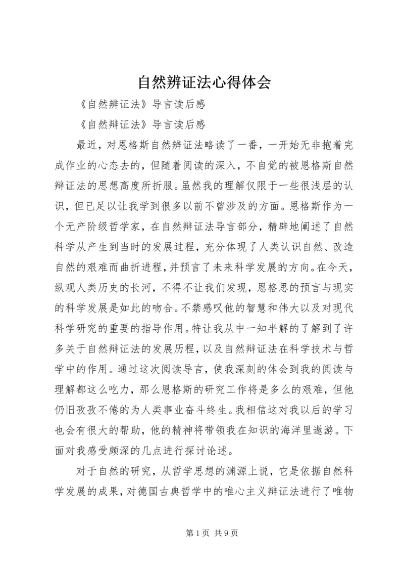 自然辨证法心得体会 (4).docx