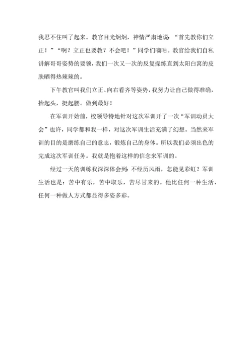 初中军训心得体会模板锦集8篇.docx