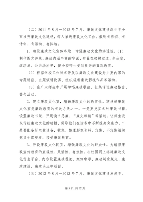 廉政文化建设年度工作计划.docx