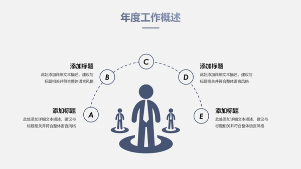 稳重大气工作总结汇报PPT模板