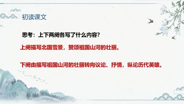 1 沁园春雪 课件（共18张PPT）