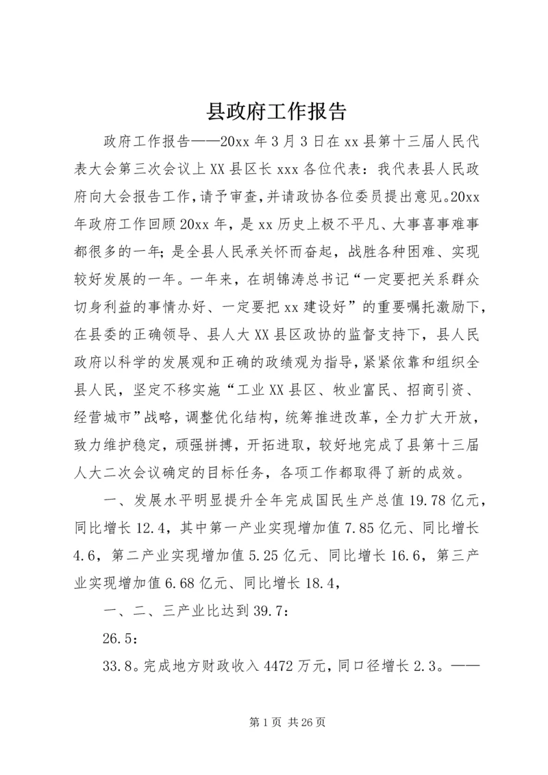 县政府工作报告 (13).docx