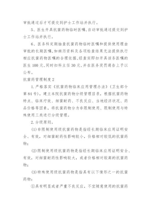 抗菌药管理制度.docx