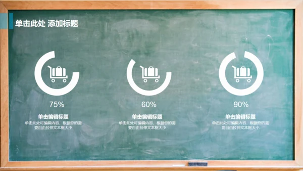 教室黑板学校教学课堂通用PPT课件模板