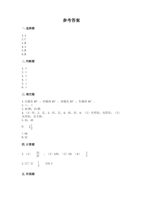 人教版六年级上册数学期中测试卷【考点梳理】.docx