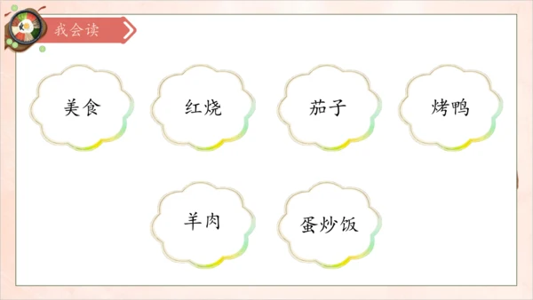【核心素养】部编版语文二年级下册-识字4. 中国美食 第1课时（课件）