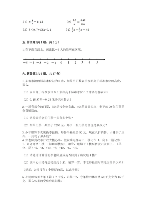 小升初六年级期末试卷精品【夺冠系列】.docx