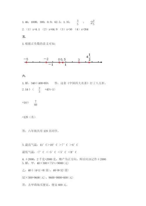 青岛版六年级数学下学期期末测试题【黄金题型】.docx